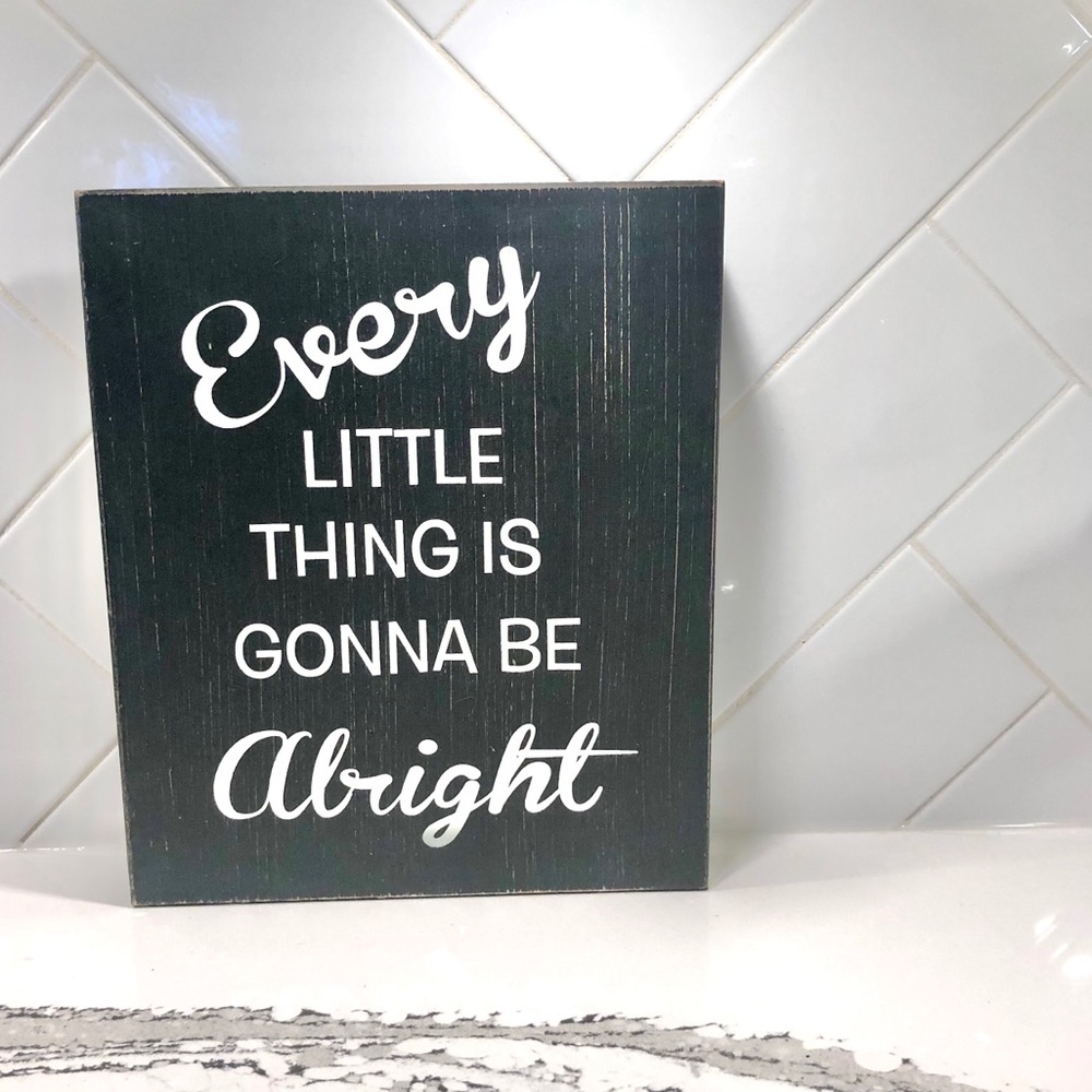 Rustic sign